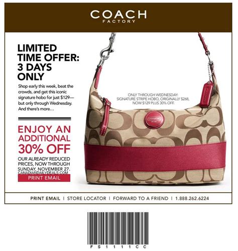 coach factory store printable coupon